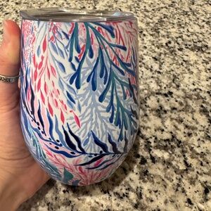Lilly Pulitzer insulated wine tumbler
